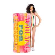 Inflatable Available for Weekends Body Raft, 30in x 58in