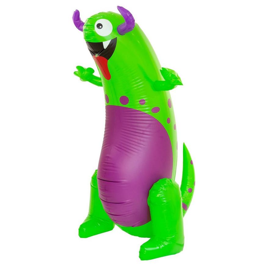 Inflatable Horned Monster Sprinkler, 41.7in x 65.4in