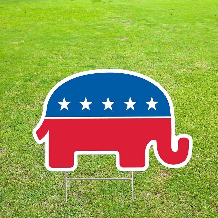 Republican Elephant Yard Sign
