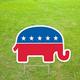 Republican Elephant Yard Sign