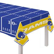 Los Angeles Rams Football Field Plastic Table Cover, 54in x 96in