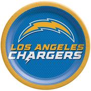 Los Angeles Chargers Paper Lunch Plates, 9in, 18ct