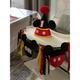 Mickey Mouse Forever 1st Birthday Fabric & Ribbon High Chair Decoration, 38in