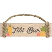 Tiki Bar Wooden Sign, 20in x 5in