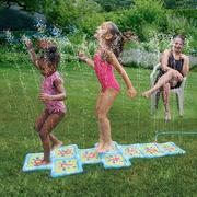 Hopscotch Splash Pad Sprinkler, 22.8in x 69.5in