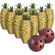 Pineapple Bowling Game Set, Includes 2 Balls & 10 Pins