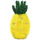 3D Tinsel Pineapple Decoration, 5.75in x 11.25in