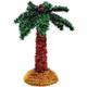 3D Tinsel Palm Tree, 9.75in x 12.5in