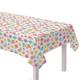 Summer Hibiscus Flannel-Backed Vinyl Table Cover, 52in x 90in