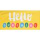 Hello Sunshine Polyester Beach Towel, 30in x 60in