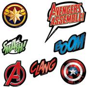 Marvel Powers Unite Avengers Vinyl Cling Decals, 14ct