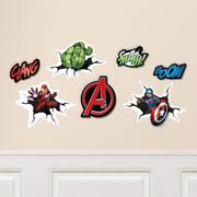 Marvel Powers Unite 3D Effect Avengers Cutouts, 7ct