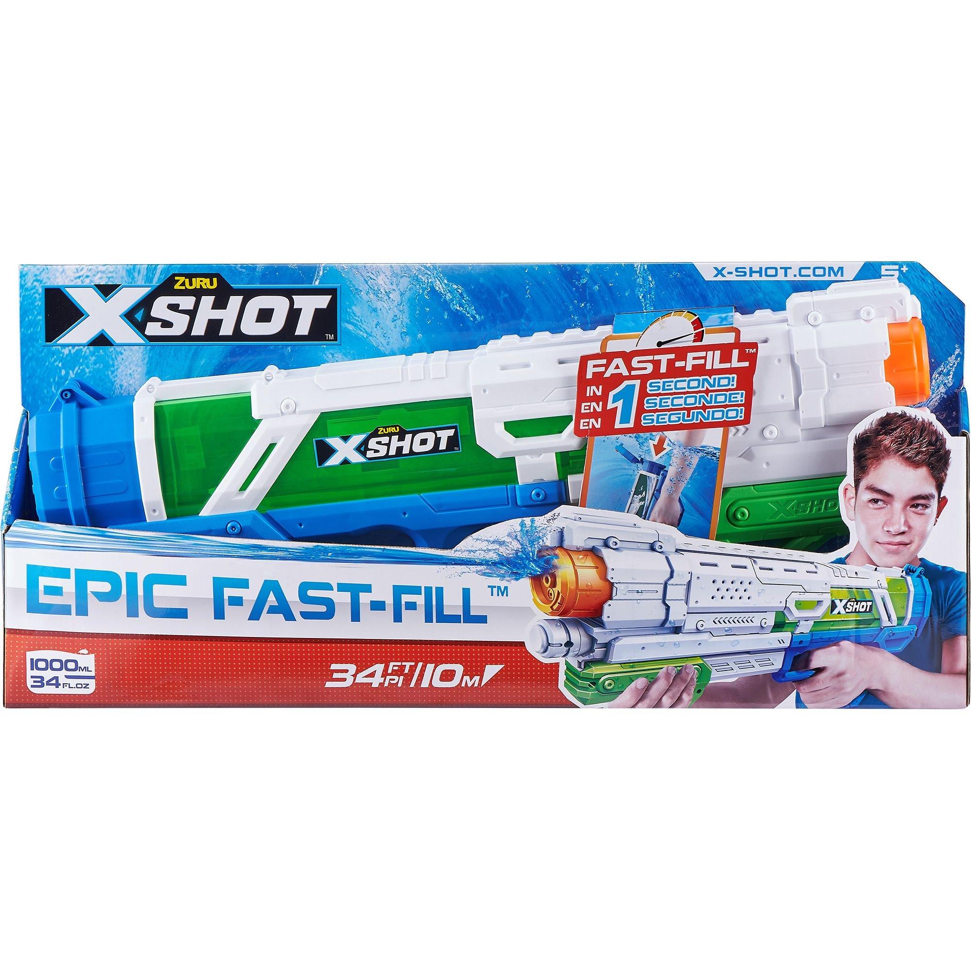 Zuru Z-Shot Fast Fill Water Range Blaster, 30ft City | Party 24oz
