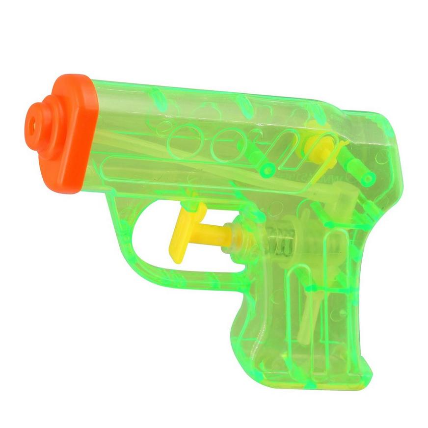 Water Pistols, 4in x 3in, 4ct