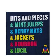 Kentucky Derby Bits & Pieces Lunch Napkins, 6.5in, 16ct