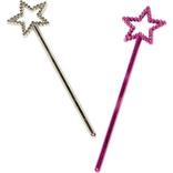 Pink & Silver Star Wands 16ct