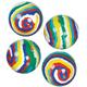 Rainbow Stripe Bounce Balls 8ct