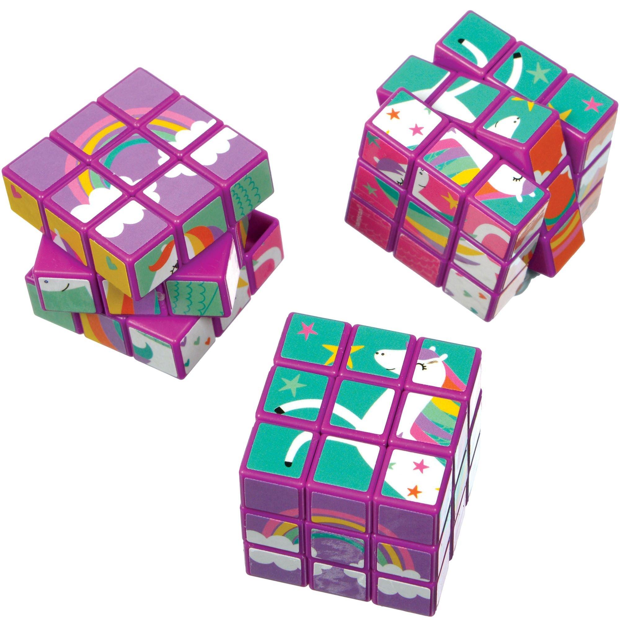 Pastel Puzzle Cubes 12ct