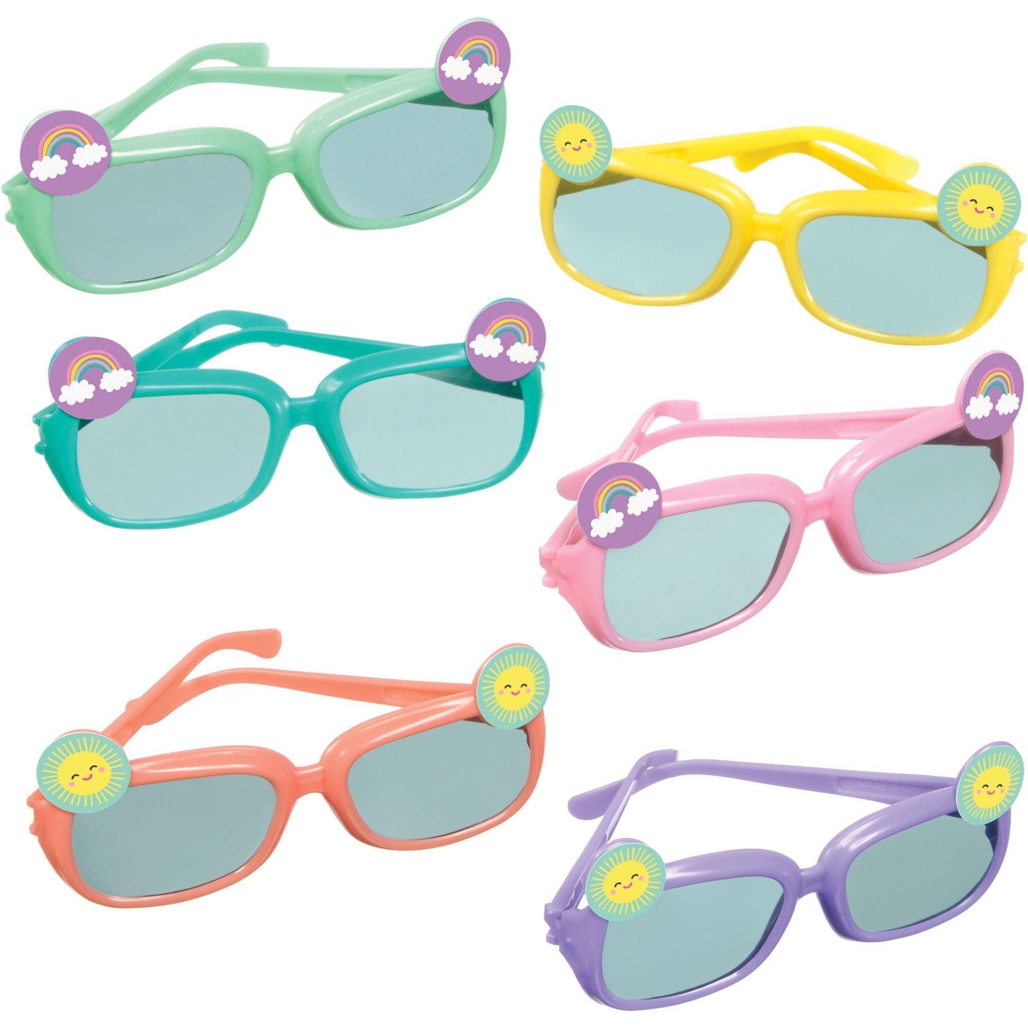 Party City Green Frame Sunglasses