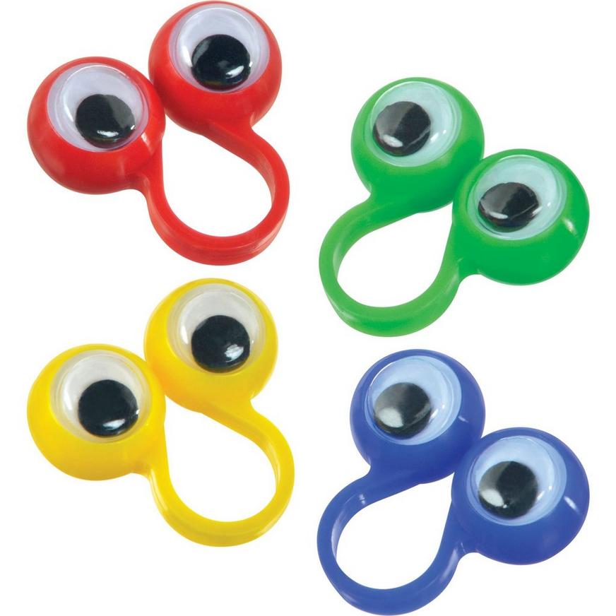 Amscan Googly Eye Rings 12ct Birthday Party Supplies | Birthday Party