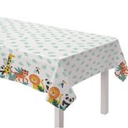 Get Wild Jungle Plastic Table Cover, 54in x 96in