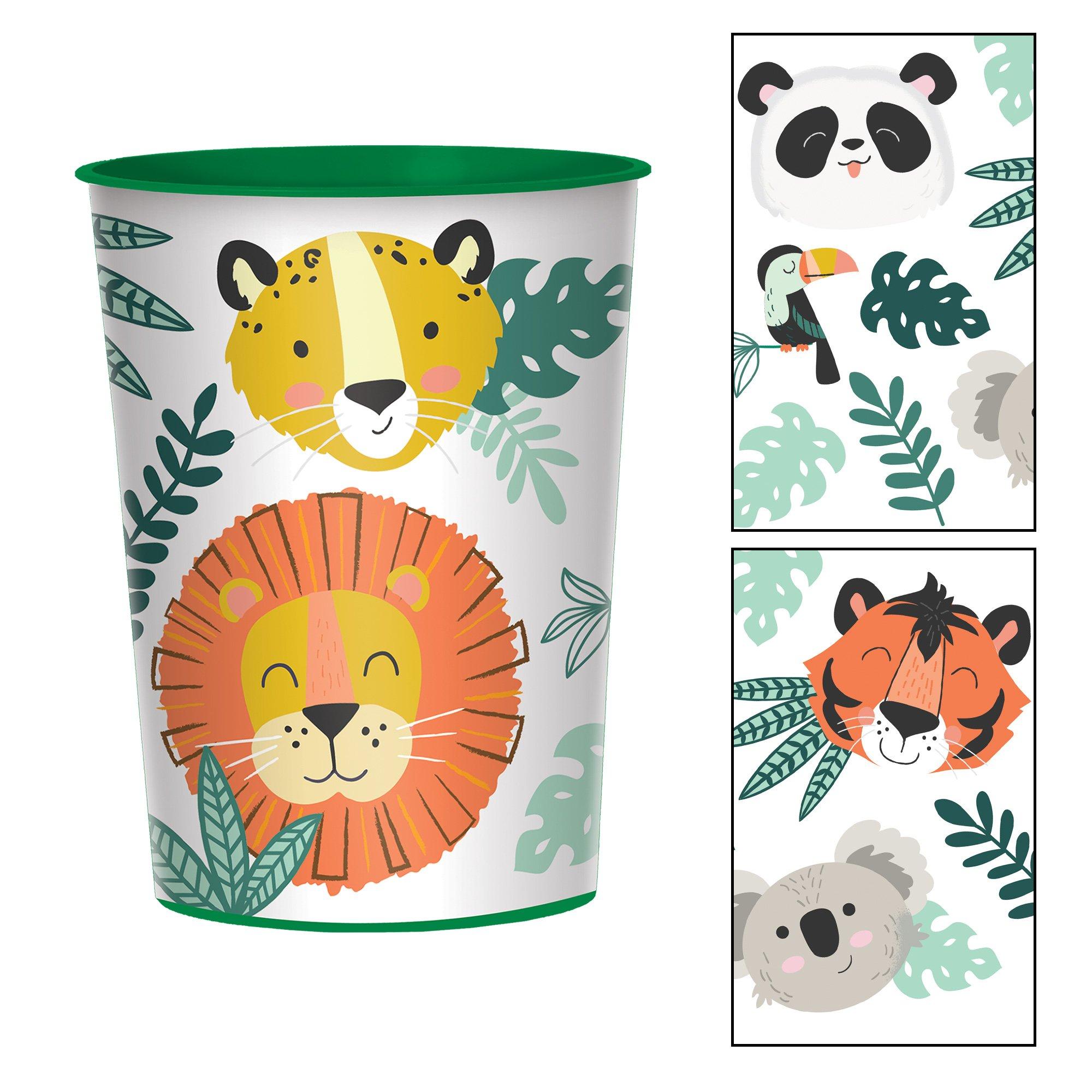 Get Wild Jungle Plastic Favor Cup, 16oz