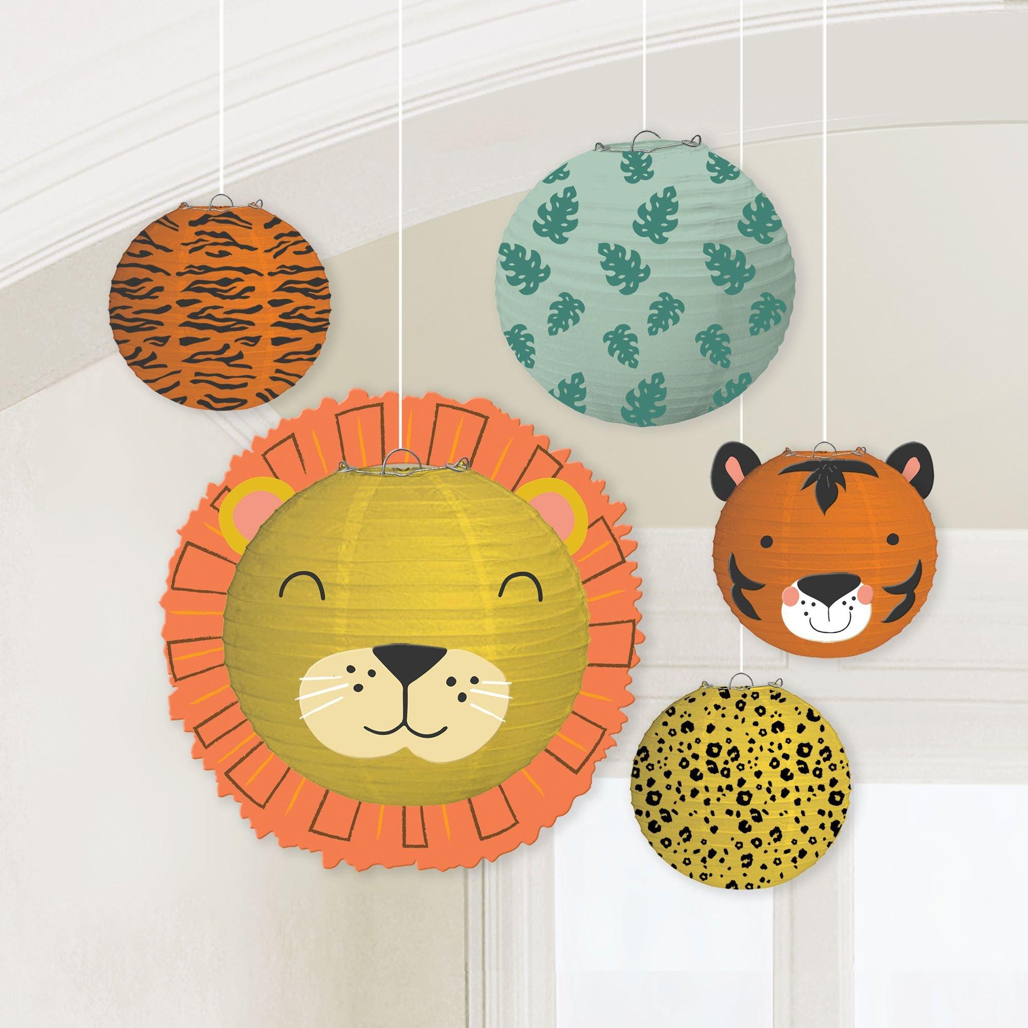 Get Wild Jungle Paper Lanterns, 5ct