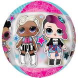 L.O.L. Surprise Forever Plastic Balloon, 15in x 16in - See Thru Orbz