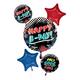 Skater Party Birthday Foil Balloon Bouquet, 5pc
