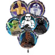 Star Wars Galaxy Adventure Foil Balloon Bouquet, 6pc