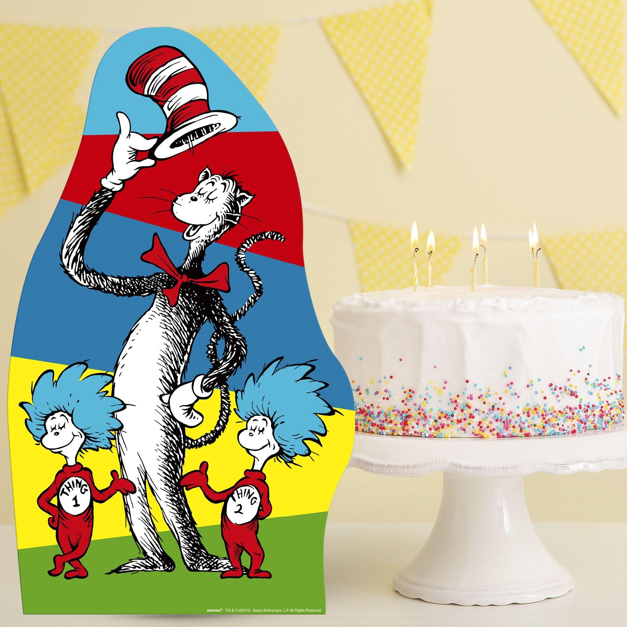 Dr. Seuss Centerpiece Cardboard Cutout, 18in Party City