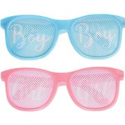 Pink & Blue Gender Reveal Plastic Sunglasses, 10ct