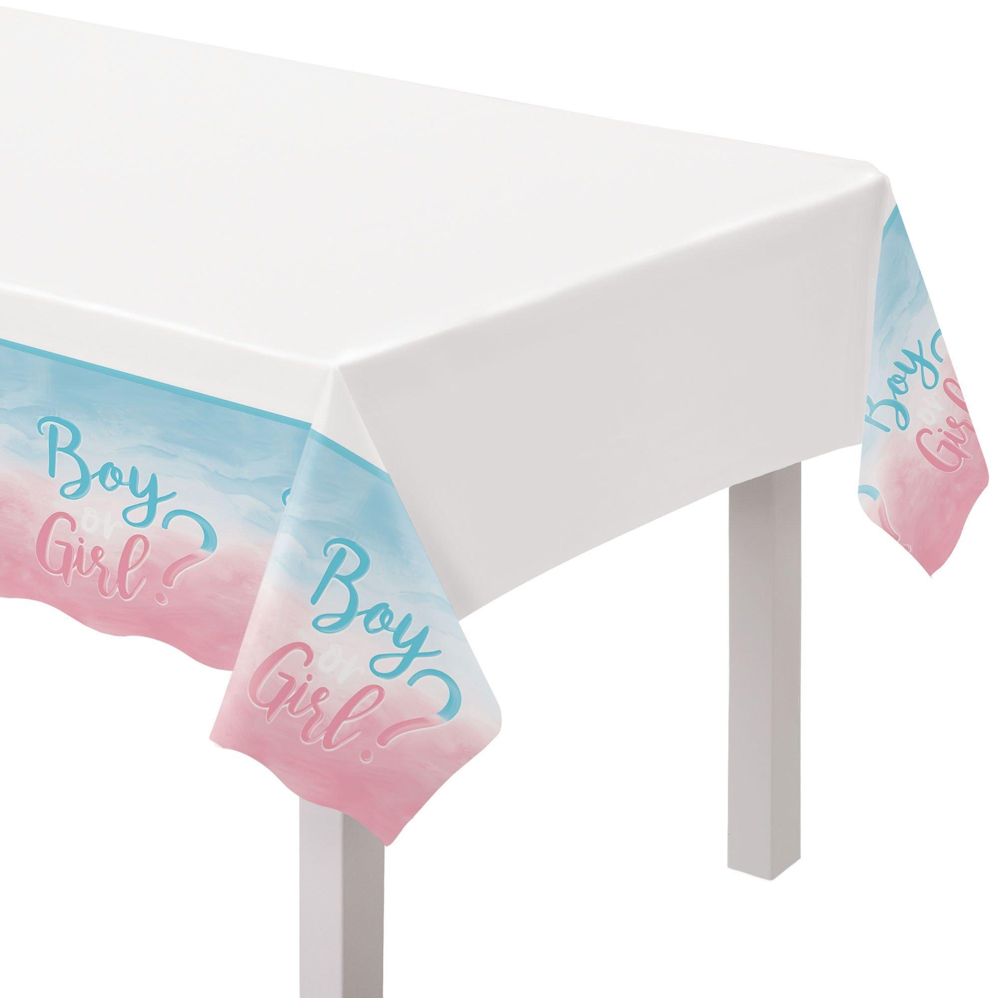 The Big Reveal Plastic Table Cover