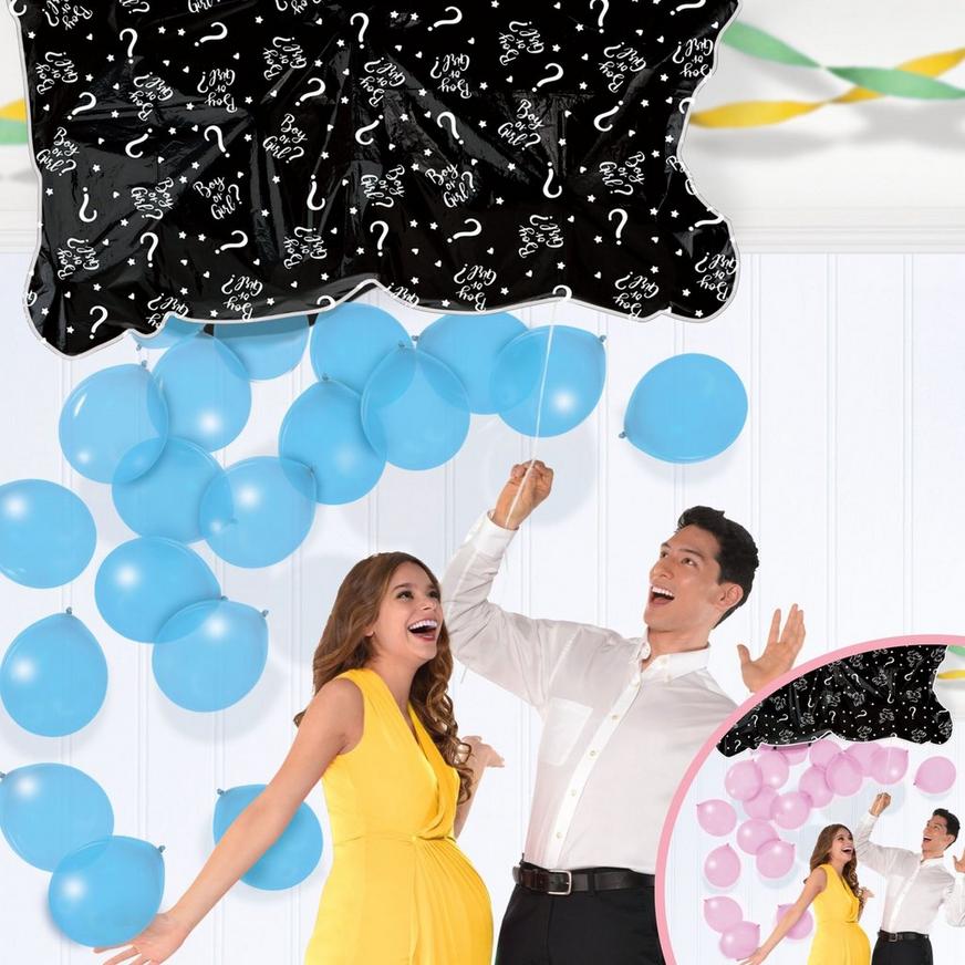 Balloon Drop Net White Storage Carrier Birthday Wedding Party Celebrations Event 