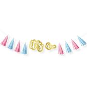 It's A… Gender Reveal Tassel Garland, 8ft - The Big Reveal