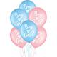 15ct, 12in, Boy or Girl? Blue & Pink Gender Reveal Latex Balloons - The Big Reveal