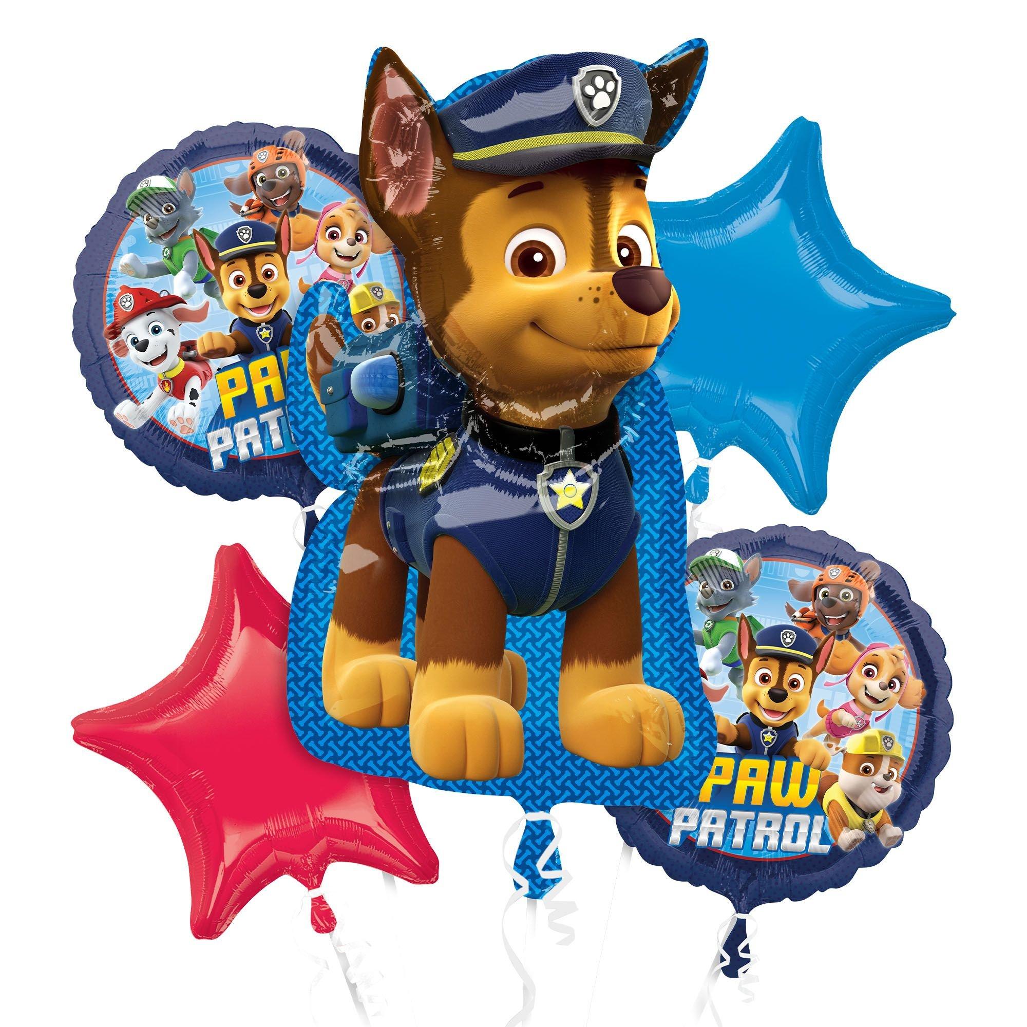 Bouquet Globo Patrulla Canina Paw Patrol Chase