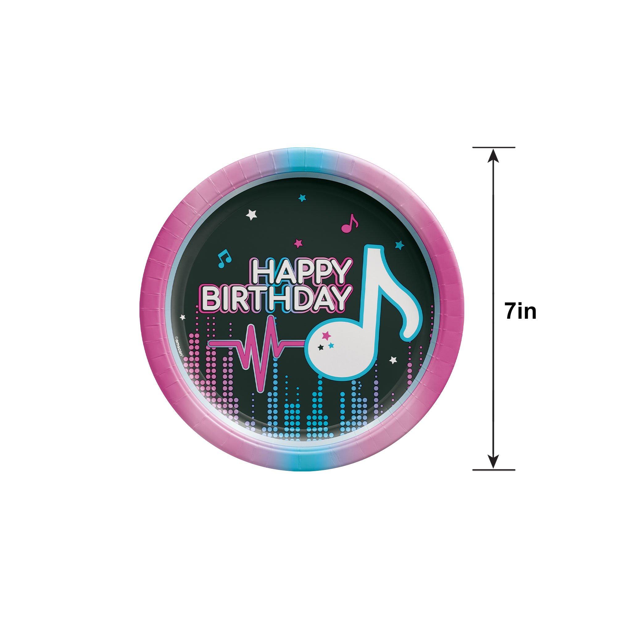 Internet Famous Birthday Dessert Plates, 7in, 8ct