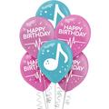 6ct, 12in, Internet Famous Birthday Balloons
