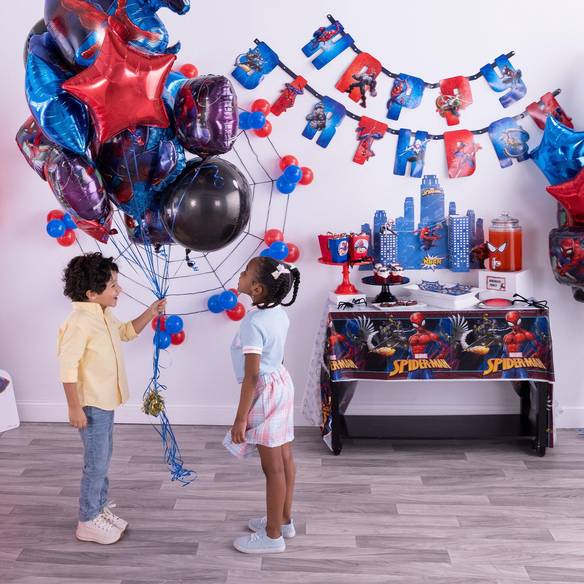 Spider-Man Webbed Wonder Add an Age Birthday Banner Set, 2pc