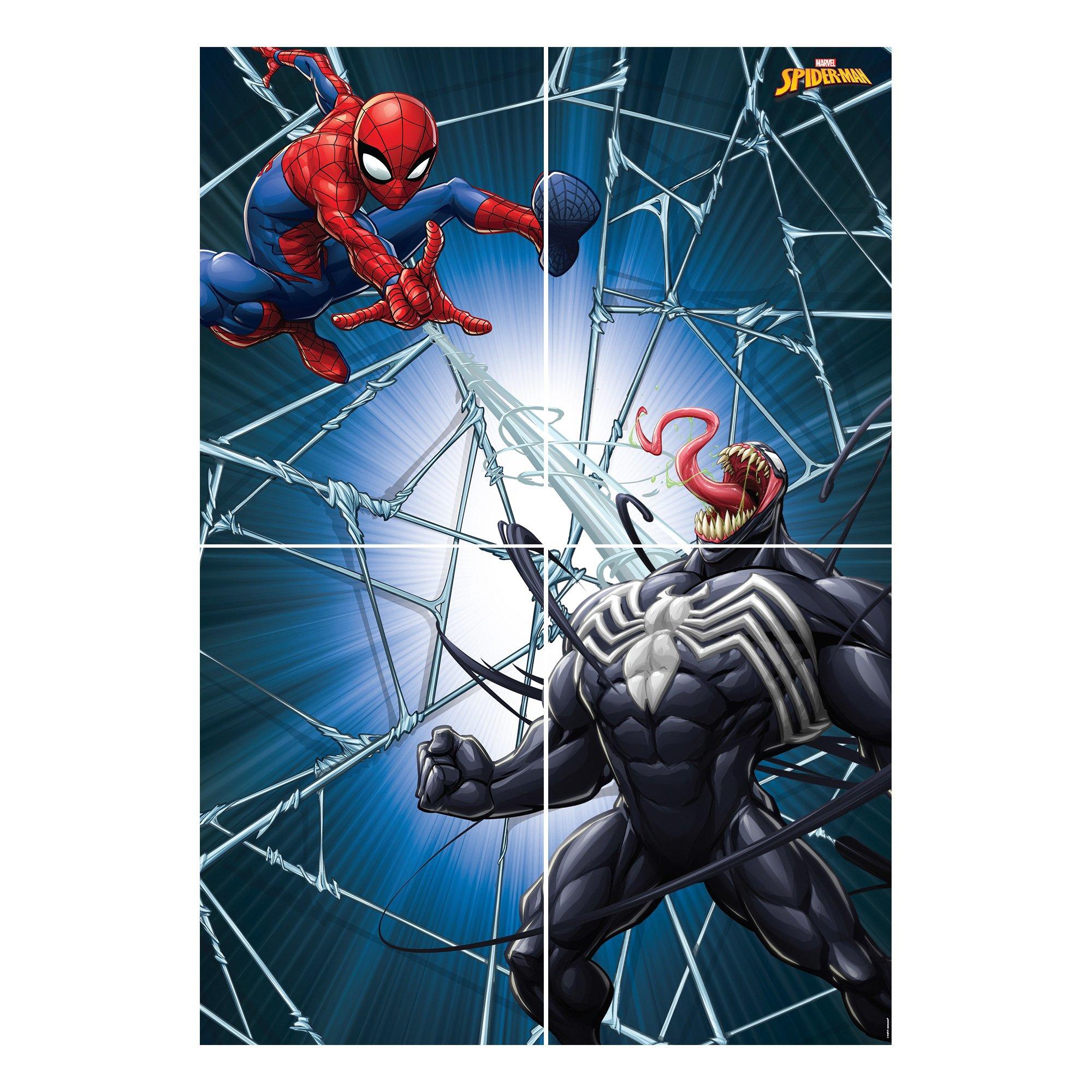 Spider-Man Webbed Wonder Scene Setter, 55.6in x 80.2in, 4pc