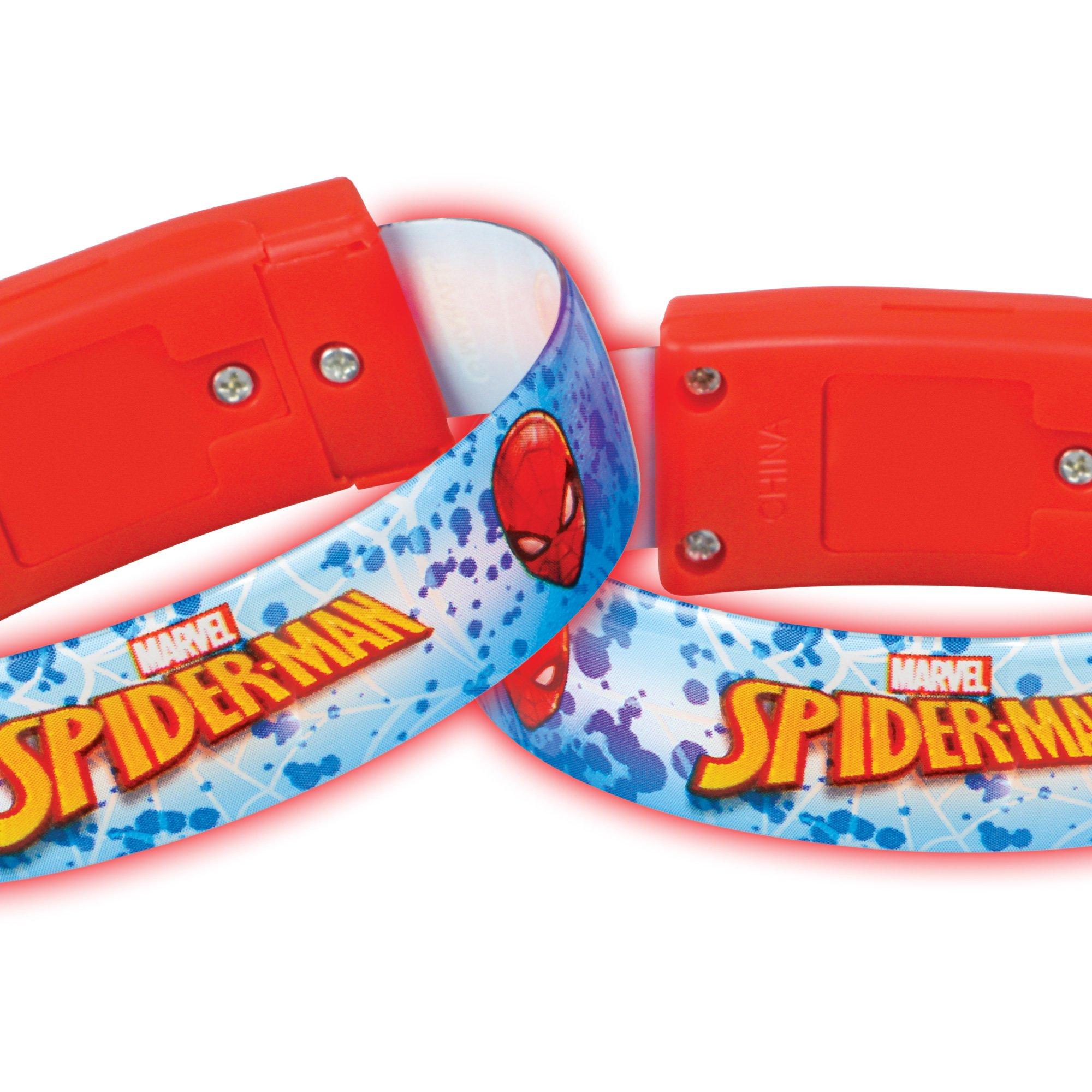 Light-Up Spider-Man Webbed Wonder Bracelets, 4ct