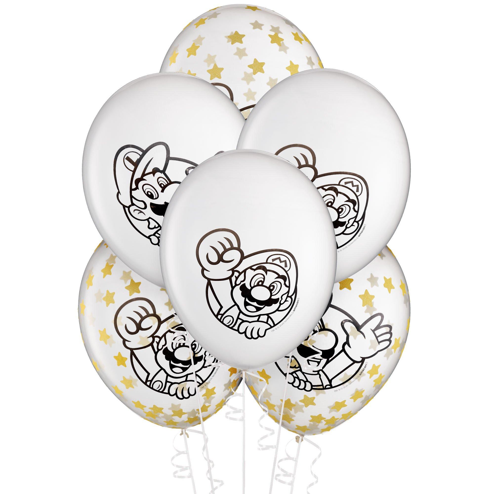 Mario Balloons Birthday Party Balloon Luigi Super Decorations