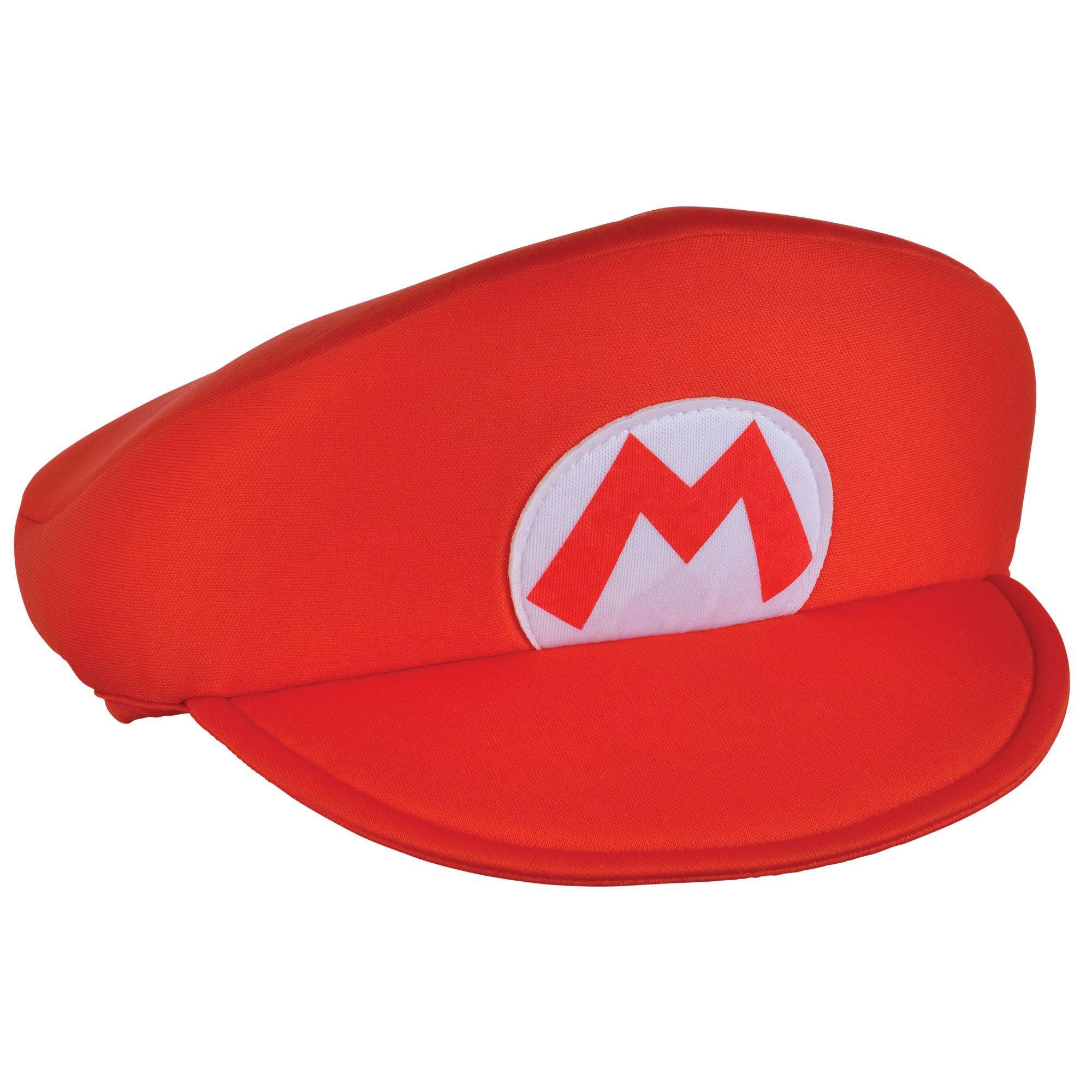 Disguise Super Mario Red Hat Mustache Childrens Halloween Costume Accessory  Kit