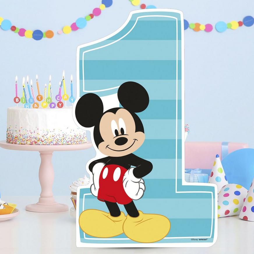 Mickey's Fun to be 1 Centerpiece Cardboard Cutout, 18in