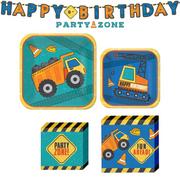 Construction Birthday Party Kit for 8 Guests