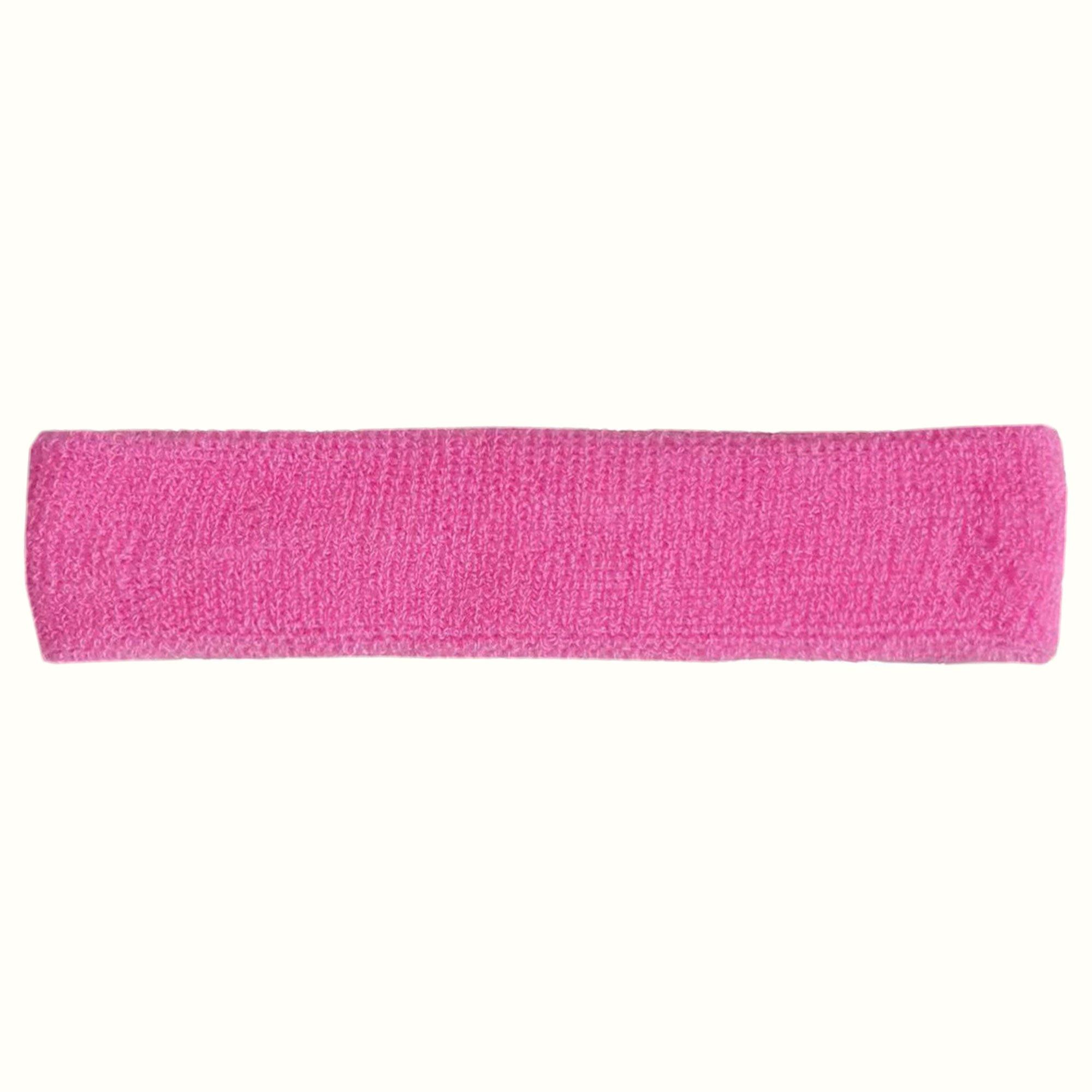 Pink hot sale sweatbands bulk