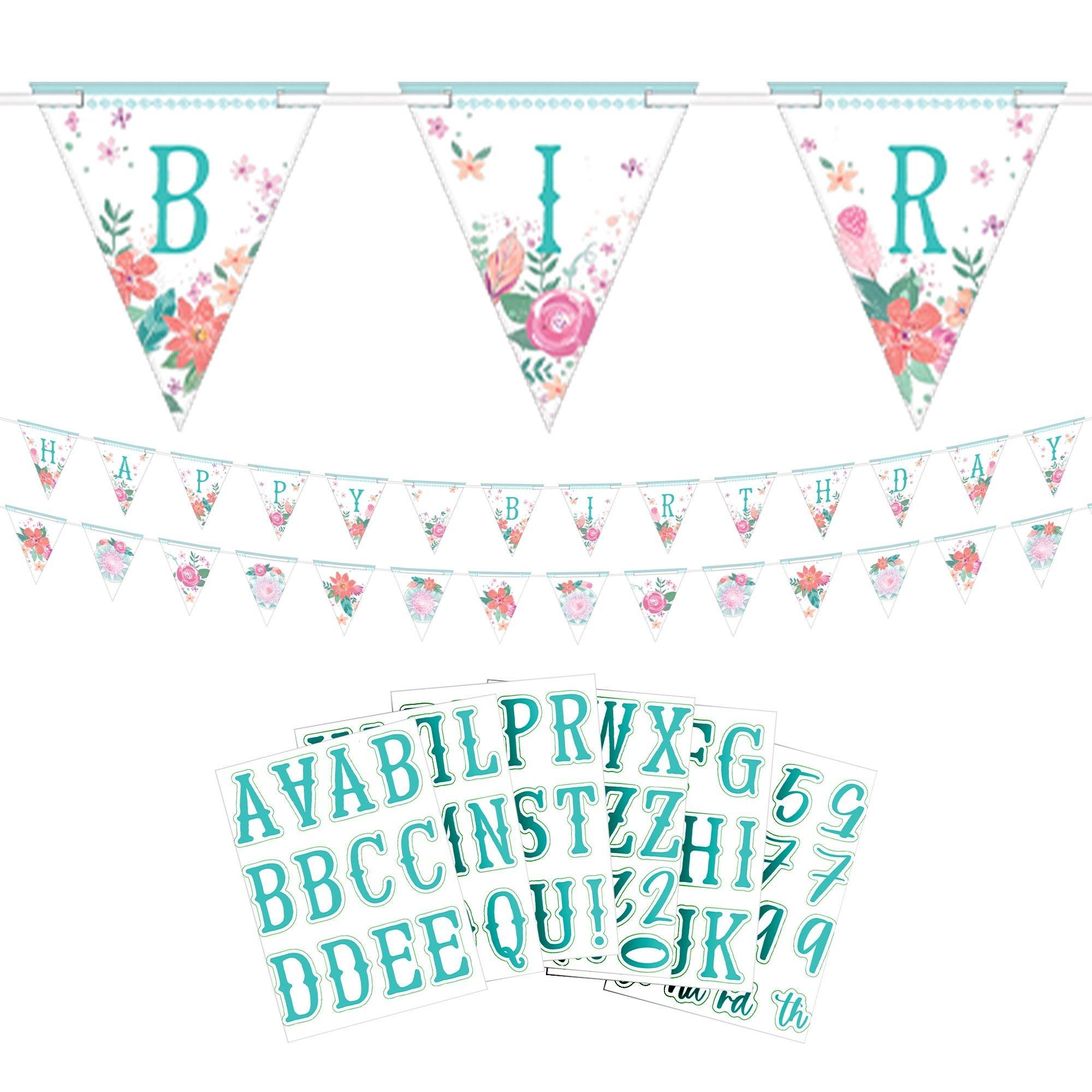 Free Spirit Boho Personalized Birthday Paper Banner, 15ft | Party City