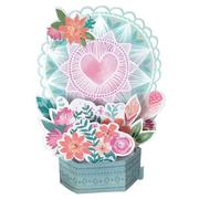 Free Spirit Boho Cardstock Pop-Out Centerpiece, 7.25in x 11.1in
