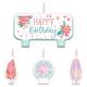 Free Spirit Boho Wax Birthday Candles, 4ct